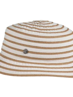 Salon Hatut Ja Pipot|hattu Cannes Ribbon Striped BEIGE