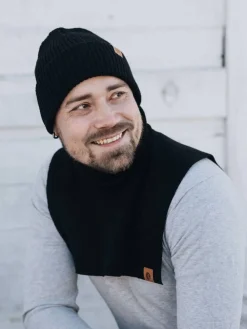 Salon Hatut, Huivit Ja Käsineet|kauluri Merino MUSTA