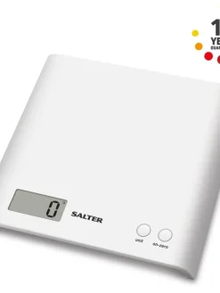 Salter Keittiötarvikkeet|keittiövaaka valkoinen 3 kg