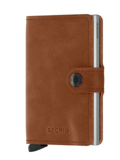 lompakko Miniwallet Vintage cognac-silver>Secrid Best
