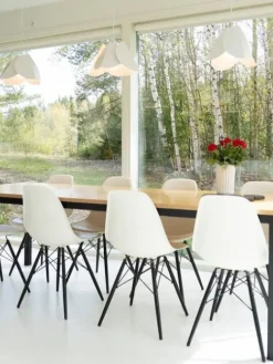 Sessak Sisustusvalaisimet|Lehmus design-riippuvalaisin mattavalkoinen