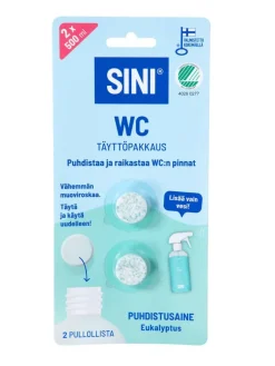 Sini Puhdistus Ja Siivous|Wc täyttöpakkaus 2 kpl
