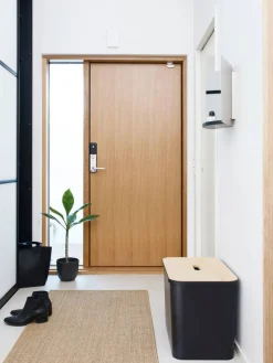 Smartstore Paperikorit Ja Roska-Astiat|Collect lajitteluastiasetti vanerikannella 76 L musta