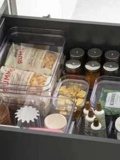Smartstore Säilytyskorit Ja Laatikot|Ruoansäilytys Ja Järjestys|Compact Mini säilytyslaatikko 0,6 L kirkas