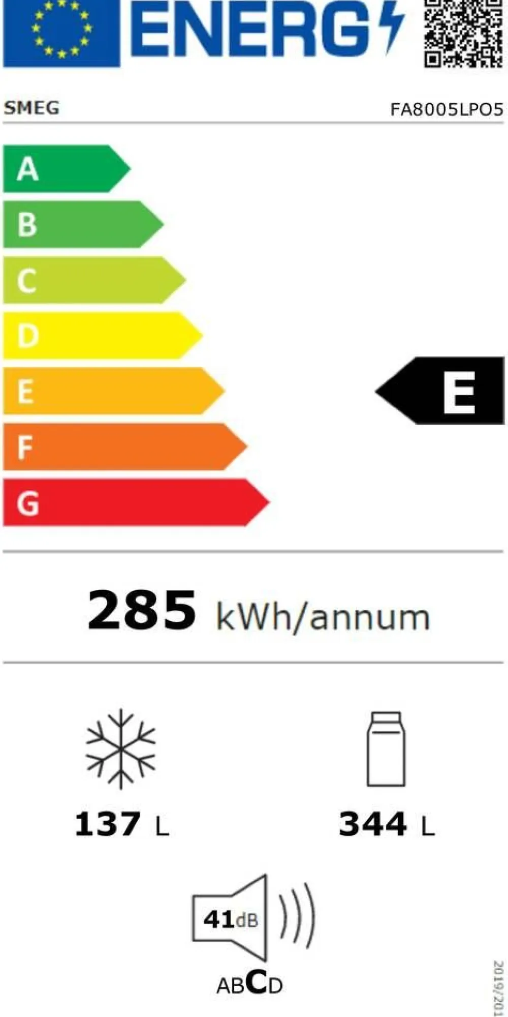Coloniale jääkaappipakastin 70 cm FA8005LPO5 kerma vasen>Smeg Outlet