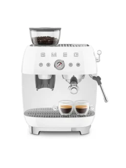 espressokeitin myllyllä EGF03WHEU valkoinen>Smeg