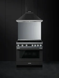 Smeg Uunit Ja Liedet|induktioliesi monitoimiuunilla CPF9IPAN Portofino antrasiitt