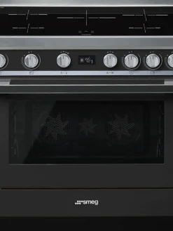 Smeg Uunit Ja Liedet|induktioliesi monitoimiuunilla CPF9IPAN Portofino antrasiitt