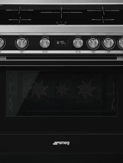 induktioliesi monitoimiuunilla CPF9IPBL Portofino musta>Smeg Best