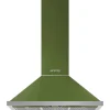 liesituuletin KPF9OG Portofino 90 cm vihreä seinämalli>Smeg New