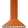 Smeg Liesituulettimet|liesituuletin KPF9OR Portofino 90 cm oranssi seinämalli