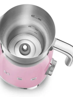 Smeg Kahvi Ja Kuumat Juomat|maidonvaahdotin MFF11PKEU vaaleanpunainen