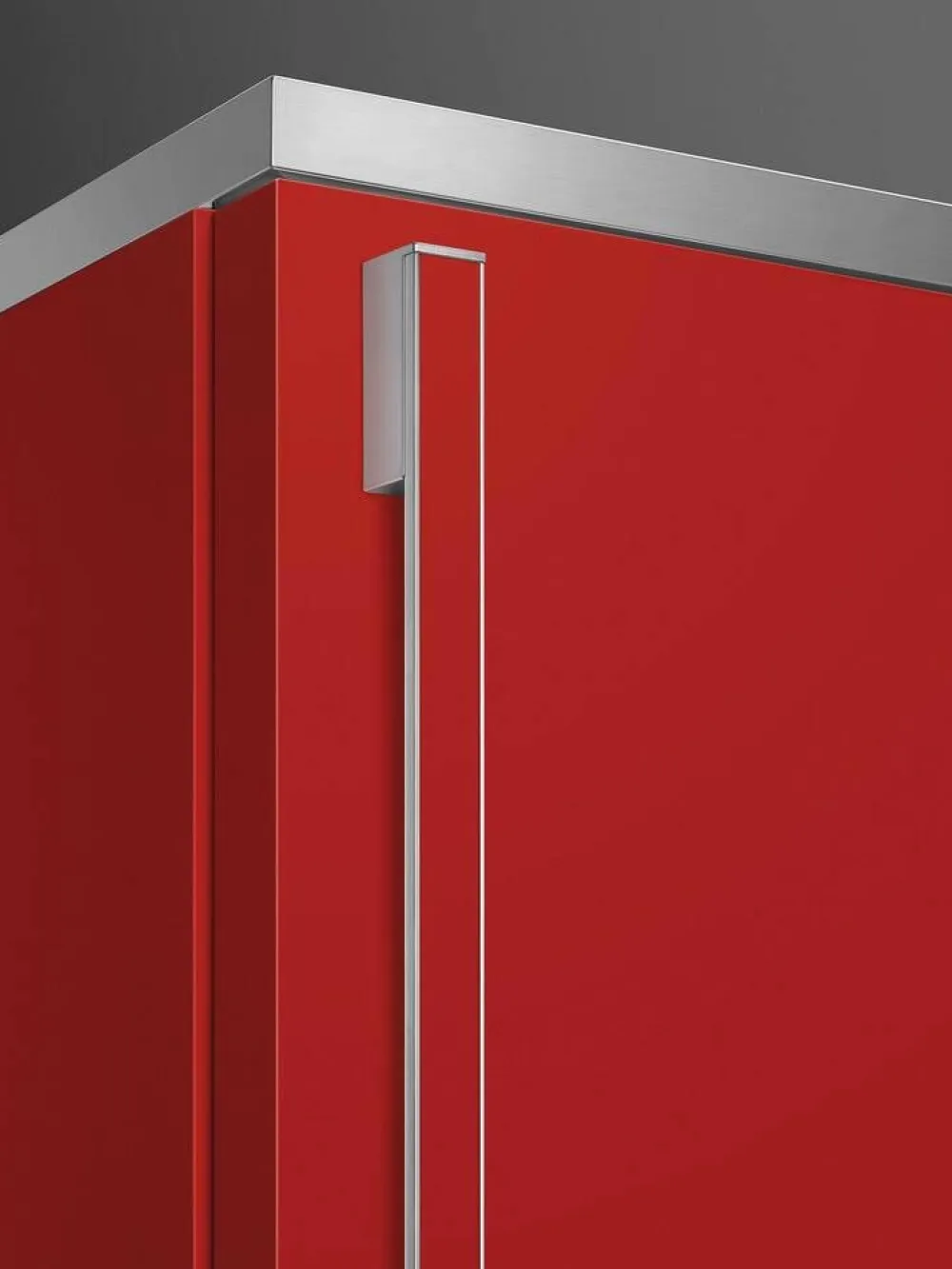 Smeg Jääkaapit Ja Pakastimet|Portofino jääkaappipakastin FA490RR5 punainen oikea SPA