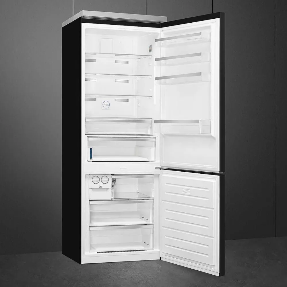 Portofino jääkaappipakastin FA490RBL5 musta oikea>Smeg Hot