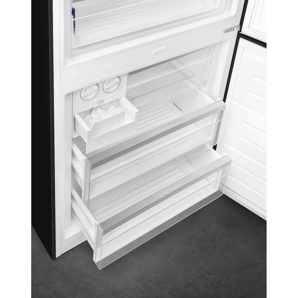 Portofino jääkaappipakastin FA490RBL5 musta oikea>Smeg Hot