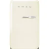 Smeg Jääkaapit Ja Pakastimet|retrojääkaappi FAB5LCR5 73 cm, kerma, vasen