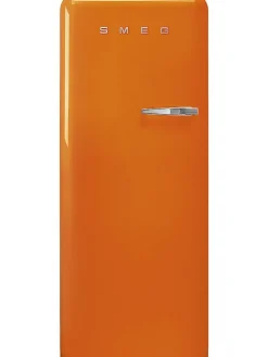 Smeg Jääkaapit Ja Pakastimet|retrojääkaappi FAB28LOR5 153 cm, oranssi, vasen
