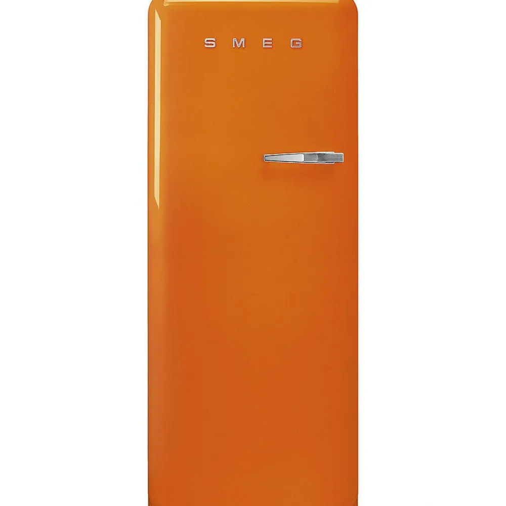 Smeg Jääkaapit Ja Pakastimet|retrojääkaappi FAB28LOR5 153 cm, oranssi, vasen