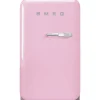 Smeg Jääkaapit Ja Pakastimet|retrojääkaappi FAB5LPK5 73 cm, vaaleanpunainen, vasen