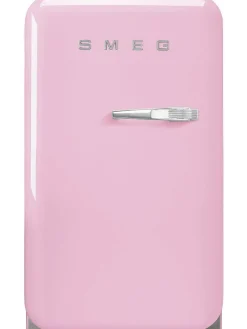 Smeg Jääkaapit Ja Pakastimet|retrojääkaappi FAB5LPK5 73 cm, vaaleanpunainen, vasen
