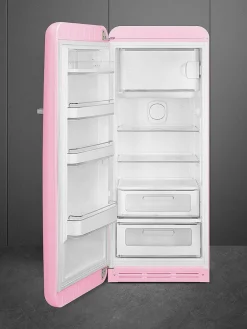 retrojääkaappi FAB28LPK5 153 cm, vaal. pun., vasen>Smeg Best