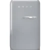 Smeg Jääkaapit Ja Pakastimet|retrojääkaappi FAB5LSV5 73 cm, hopea, vasen