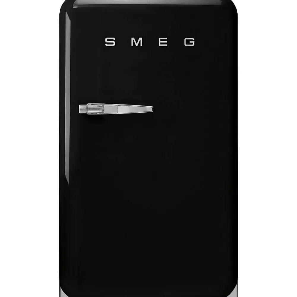Smeg Jääkaapit Ja Pakastimet|retrojääkaappi FAB10RBL5, musta, oikea