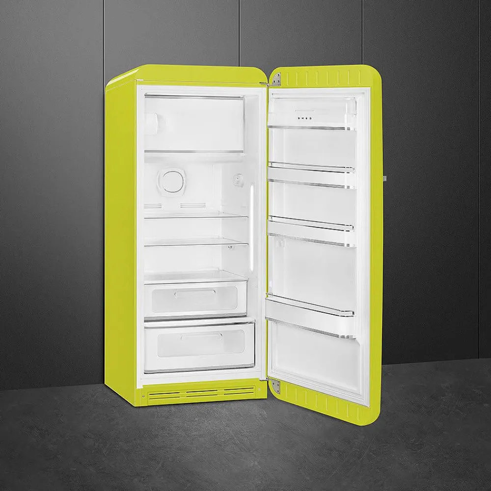 retrojääkaappi FAB28RLI5 153 cm, lime, oikea>Smeg Best