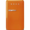 Smeg Jääkaapit Ja Pakastimet|retrojääkaappi FAB5ROR5 73 cm, oranssi, oikea