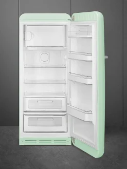 Smeg Jääkaapit Ja Pakastimet|retrojääkaappi FAB28RPG5 153 cm, pastellinvihreä, oikea