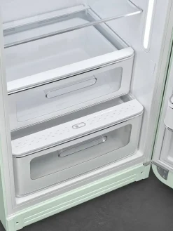 Smeg Jääkaapit Ja Pakastimet|retrojääkaappi FAB28RPG5 153 cm, pastellinvihreä, oikea