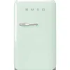 Smeg Jääkaapit Ja Pakastimet|retrojääkaappi FAB5RPG5 73 cm, pastellinvihreä, oikea