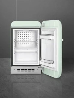 Smeg Jääkaapit Ja Pakastimet|retrojääkaappi FAB5RPG5 73 cm, pastellinvihreä, oikea