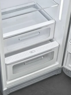 Smeg Jääkaapit Ja Pakastimet|retrojääkaappi FAB28RSV5 153 cm, hopea, oikea