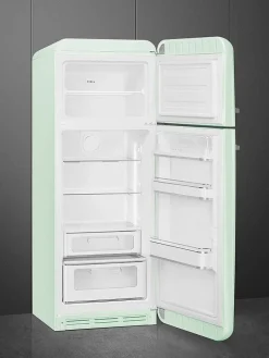 Smeg Jääkaapit Ja Pakastimet|retrojääkaappipakastin FAB30RPG5 pastellinvihreä, oikea