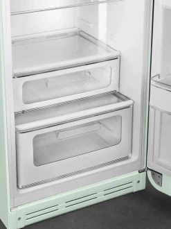 Smeg Jääkaapit Ja Pakastimet|retrojääkaappipakastin FAB30RPG5 pastellinvihreä, oikea