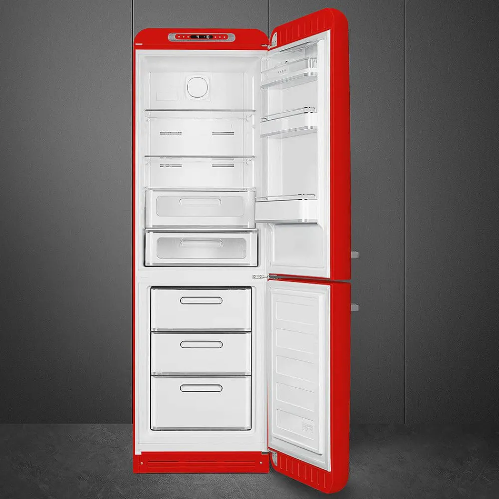 Smeg Jääkaapit Ja Pakastimet|retrojääkaappipakastin FAB32RRD5 punainen, oikea