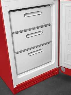 Smeg Jääkaapit Ja Pakastimet|retrojääkaappipakastin FAB32RRD5 punainen, oikea