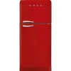 Smeg Jääkaapit Ja Pakastimet|retrojääkaappi-pakastin FAB50RRD5 pun., oikea