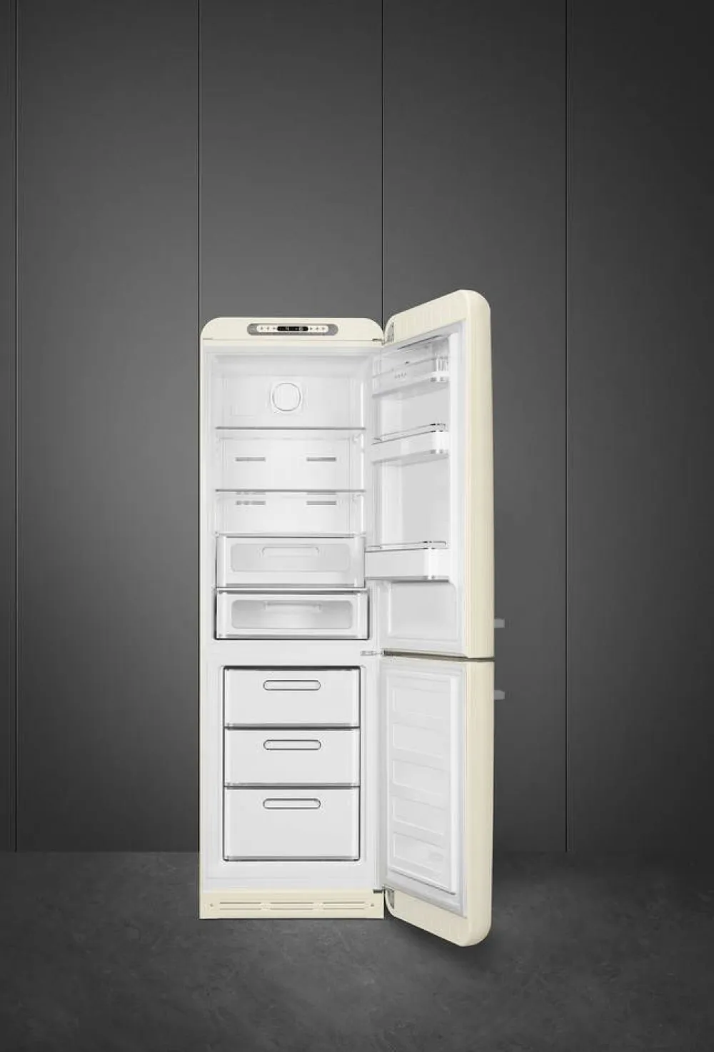 Smeg Jääkaapit Ja Pakastimet|retrojääkaappipakastin FAB32RCR5 kerma, oikea