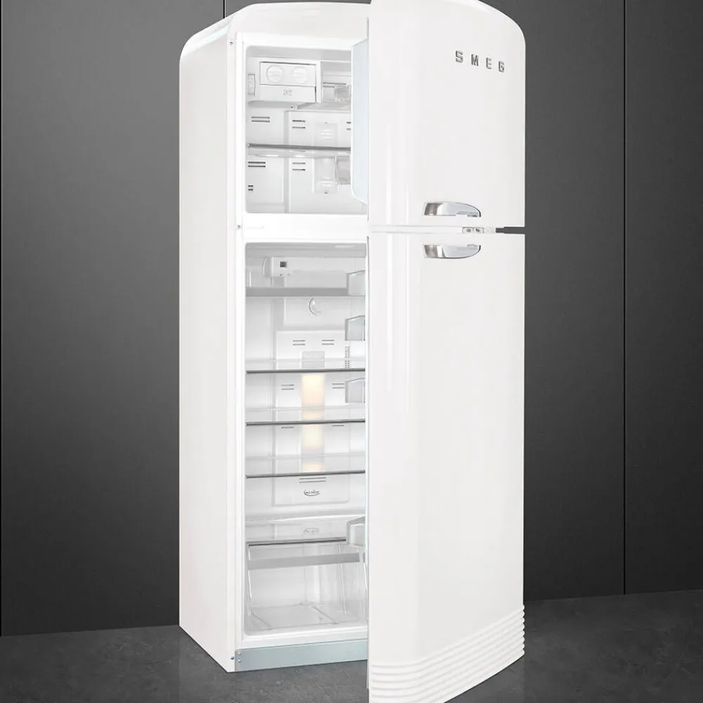 Smeg Jääkaapit Ja Pakastimet|retrojääkaappi-pakastin FAB50RWH valkoinen, oikea