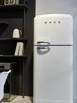 Smeg Jääkaapit Ja Pakastimet|retrojääkaappi-pakastin FAB50RWH valkoinen, oikea