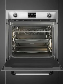 SOP6902S2PX 60cm yhdistelmähöyryuuni Viktoria, teräs>Smeg Online