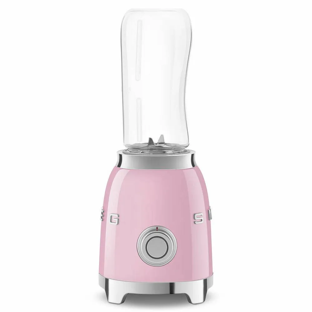 Smeg Tehosekoittimet Ja Vatkaimet|tehosekoitin kahdella 600 ml pullolla, PBF01PKEU pinkki