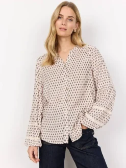 Soyaconcept Puserot|pusero Pakiza 2 6330 Beige / Sininen