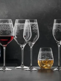 Arabescue Bordeaux punaviinilasi 2 kpl>Spiegelau New