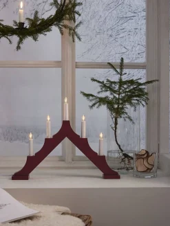 kynttelikkö Alma 5 l punainen><noscript><img width=