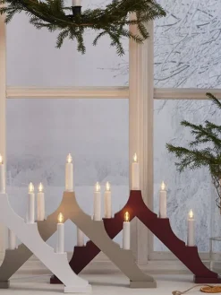 Star Trading Koriste- Ja Kausivalot|kynttelikkö Alma 5 l beige