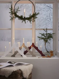 Star Trading Koriste- Ja Kausivalot|kynttelikkö Alma 5 l beige