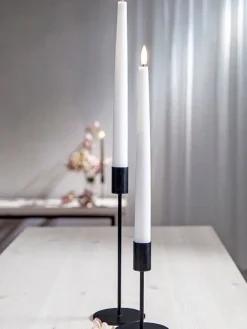 Star Trading Koriste- Ja Kausivalot|LED-antiikkikynttilä Flamme Slim 28 cm valkoine